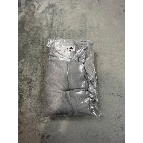 Secret Treasures "Time To Relax" Womens 2X Grey Plush Sweatshirt Sweater - Picture 10 of 10